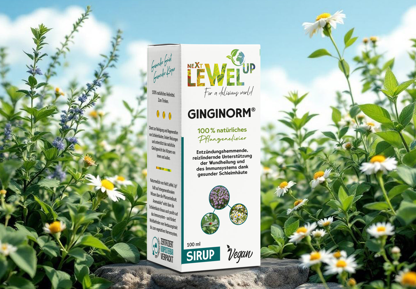 Heilpflanzenelixier GINGINORM® für Mundhygiene und ganzheitliche Gesundheit