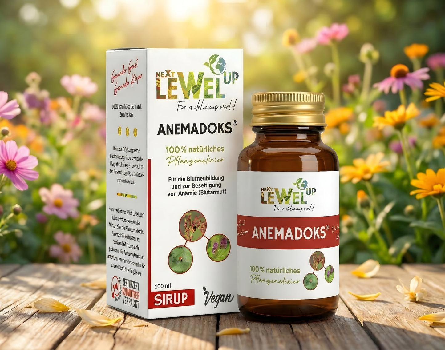 ANEMADOKS medicinal plant elixir for blood purification and regeneration