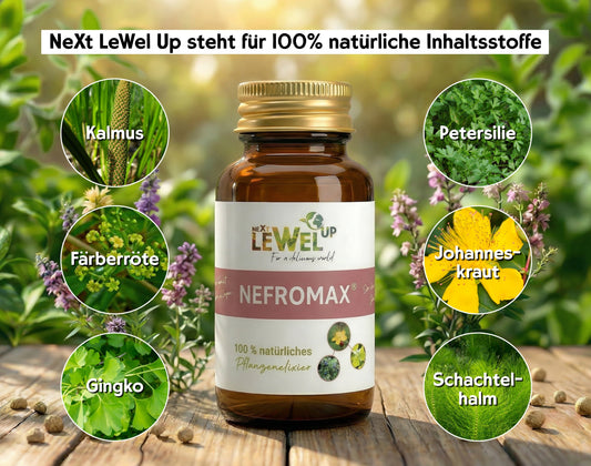 Heilpflanzenelixier NEFROMAX® für ein gesundes Harnsystem