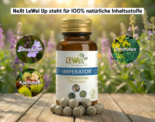 Heilpflanzen-Extrakt IMPERATOR® für die männliche Vitalität, ausgeglichenen Testosteron-Spiegel & gesunde Prostata