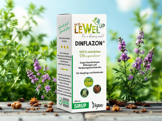 Heilpflanzenelixier DINFLAZON® für Wohlbefinden und Bauch