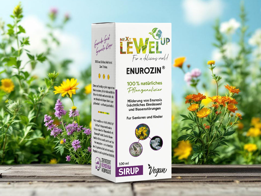 Heilpflanzenelixier ENUROZIN® für Hilfe bei Enurese & Blasenschwäche