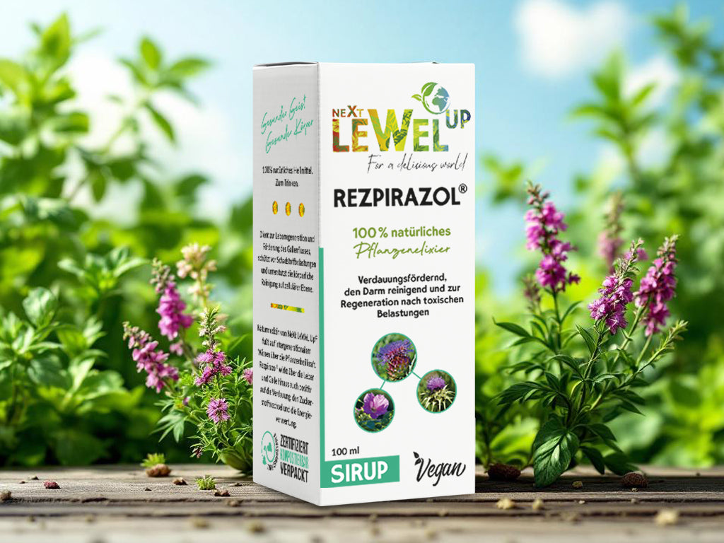 Heilpflanzenelixier REZPIRAZOL® für Leber & Gallenwege