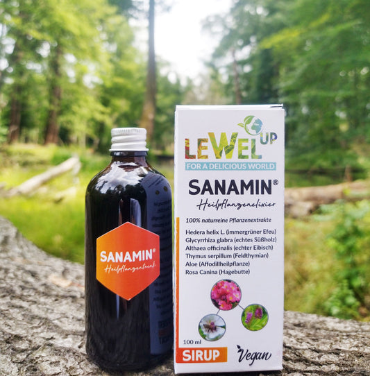 Heilpflanzenelixier SANAMIN für den gesunden Atmungsapparat