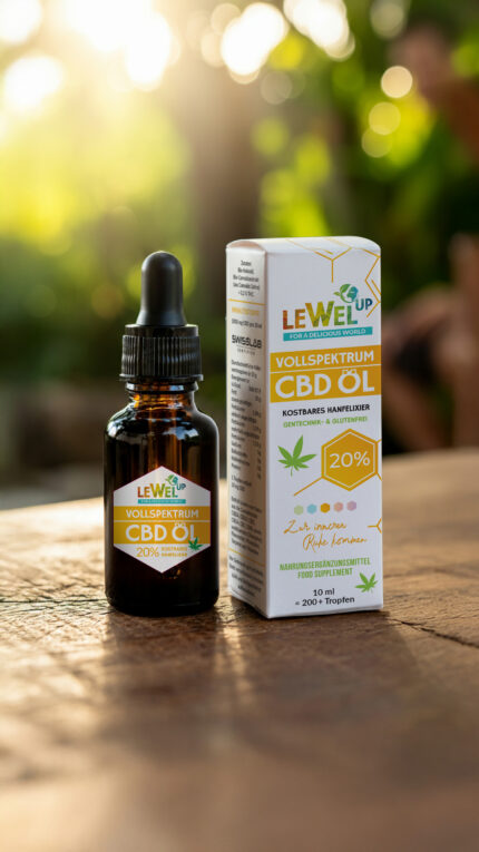 Bio CBD-Öl 20% in Bioqualität